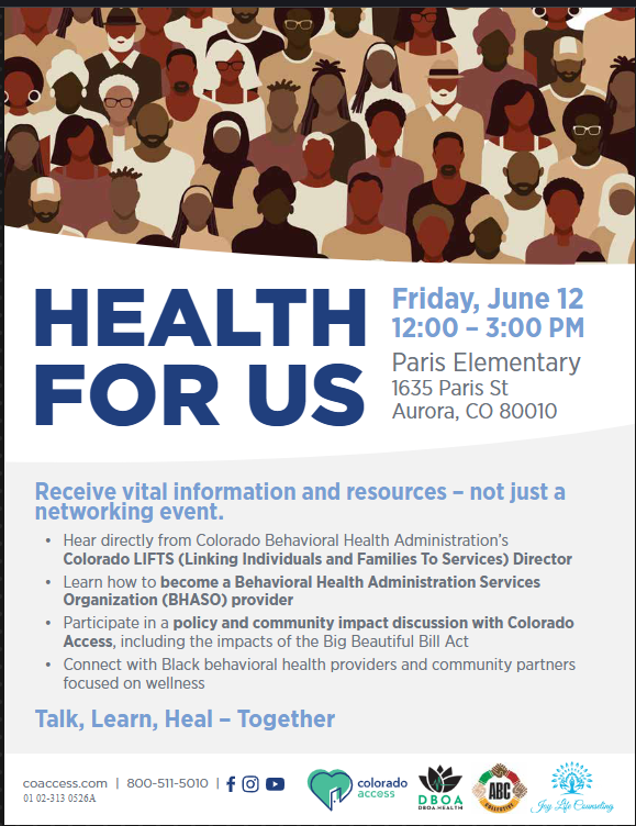 Health For Us event flyer