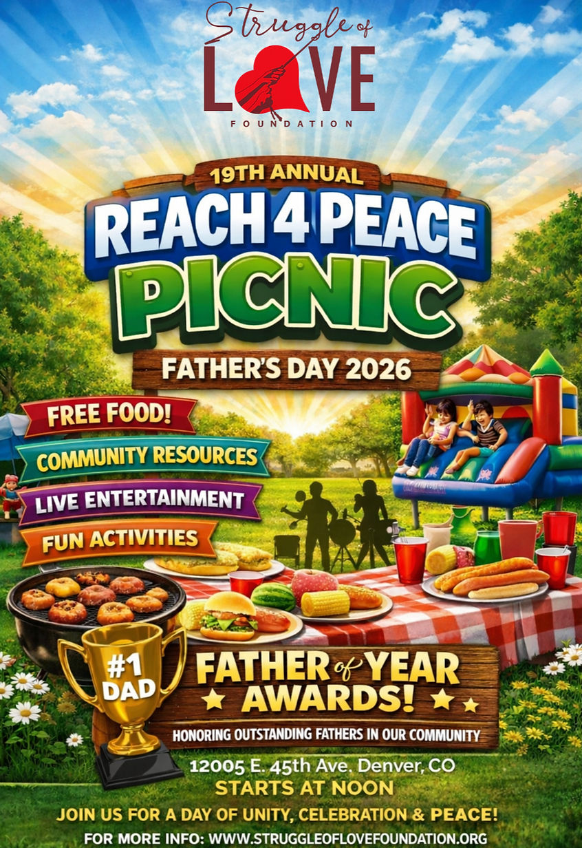 19th Annual REACH 4 PEACE Picnic flyer