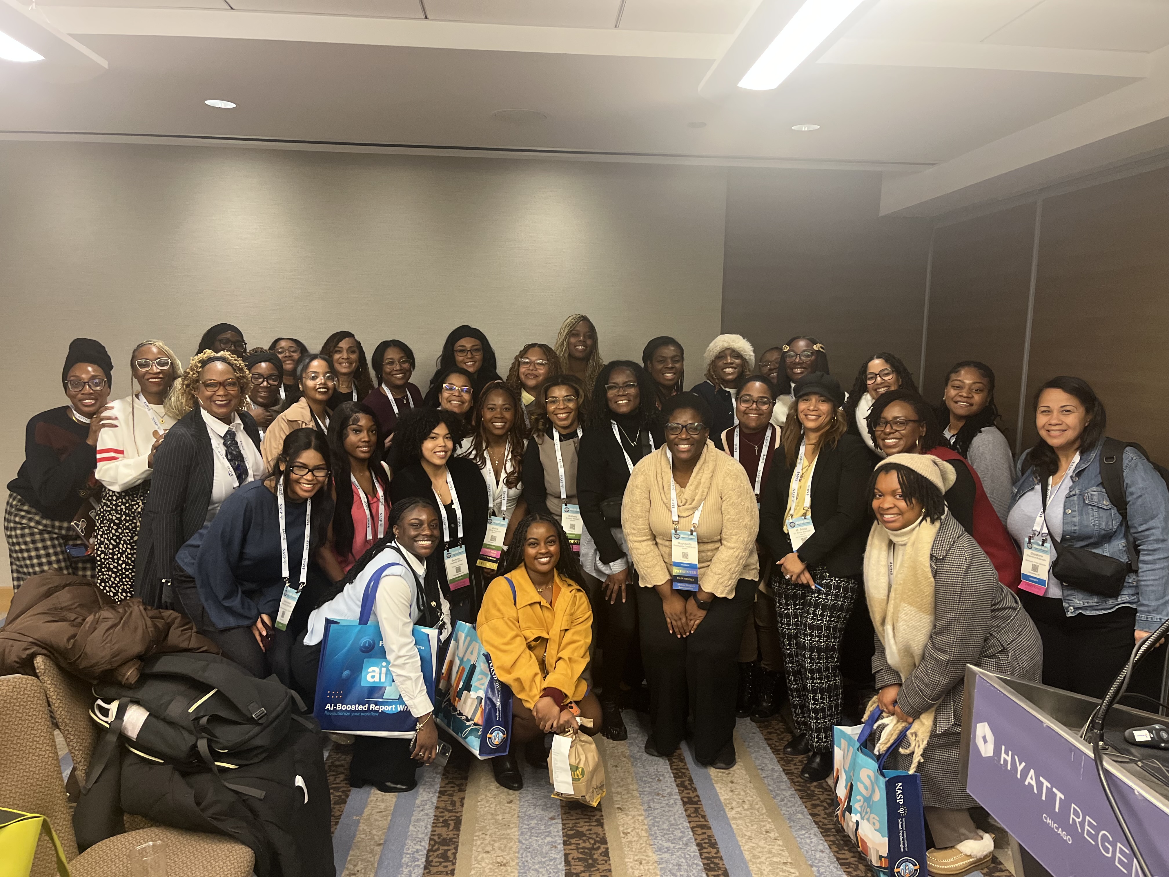 VP Rasheeda Ouedraogo at NASP convention session
