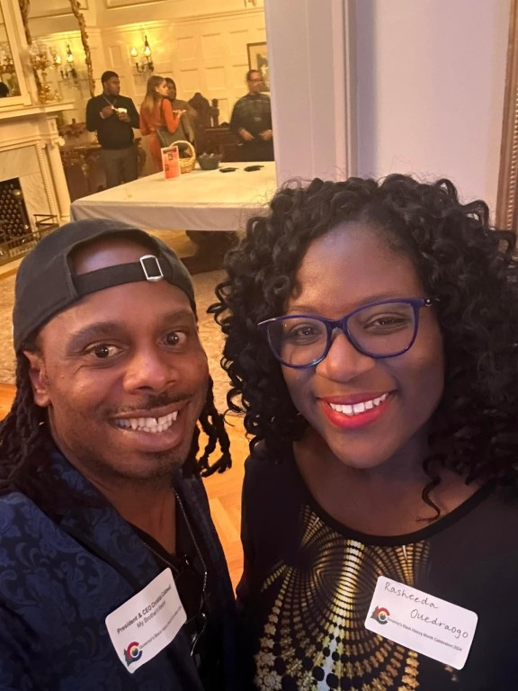President Caldwell and VP Ouedraogo attend 2024 State Celebration of Black History Month